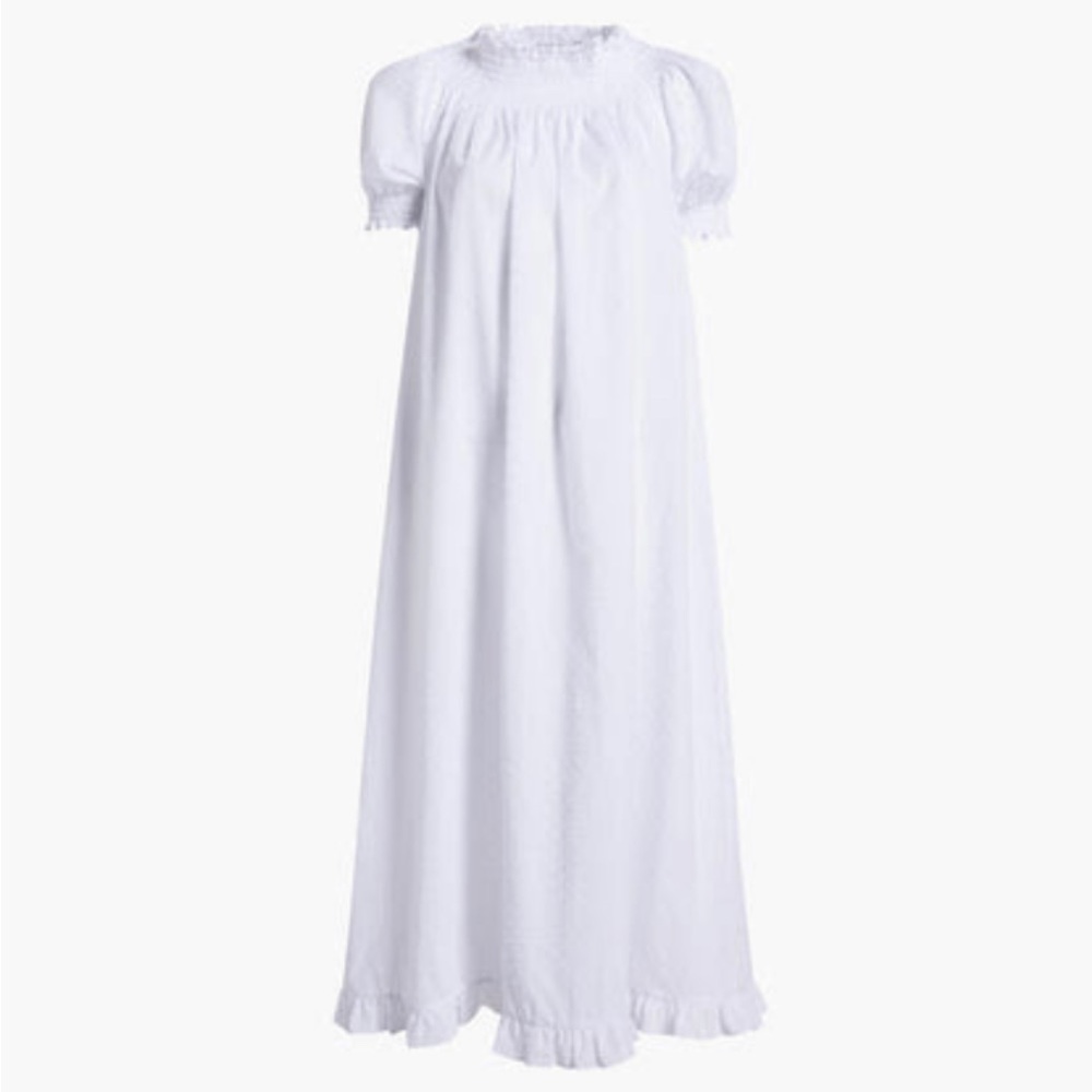 The Caroline Nap dress white swiss dot